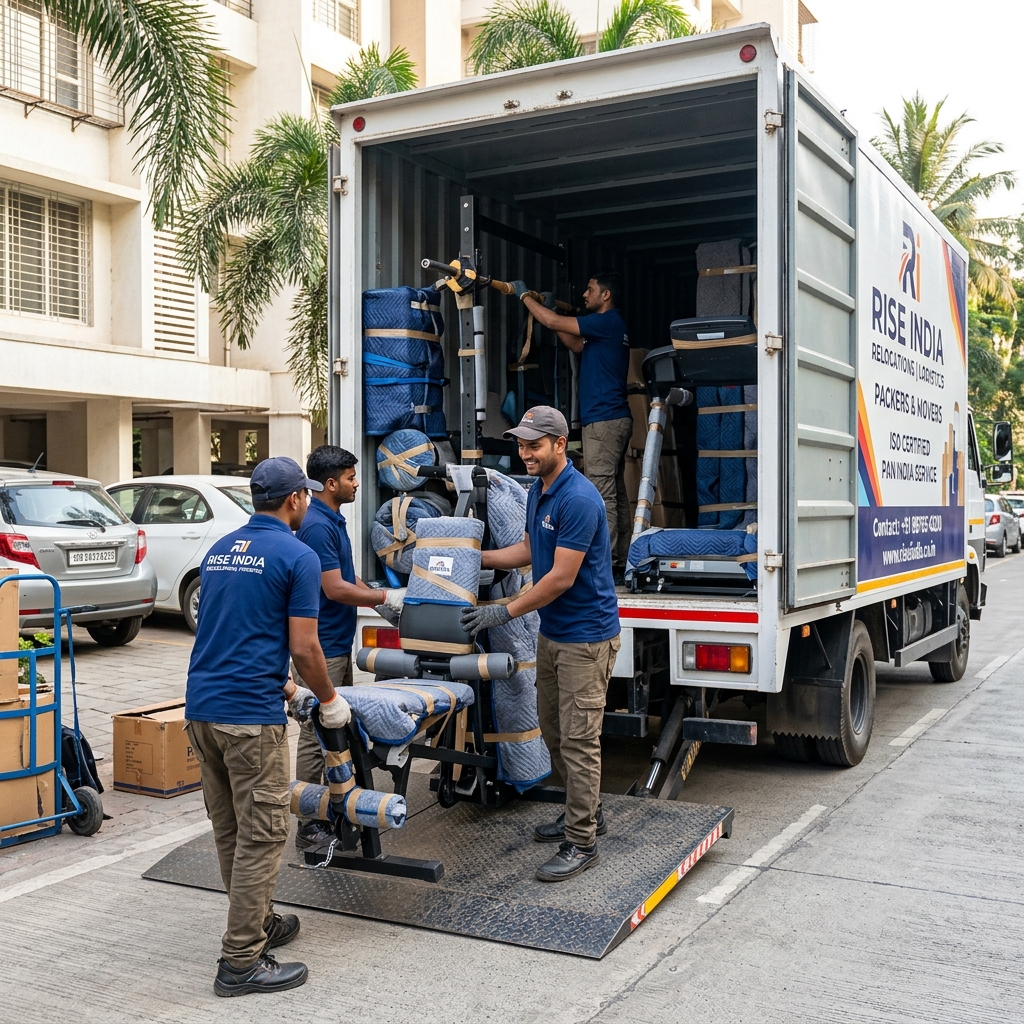 Loading relocation truck